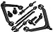 10 Pcs Kit Control Arms Ball Joints Outer & Inner Tie Rod Ends 2WD