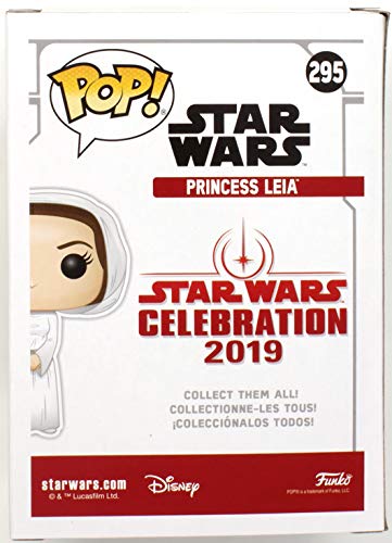 POP! Funko Star Wars Celebration (Gold Chrome) Princess Leia #295 - 2019 Star Wars Galactic Conventi - //coolthings.us