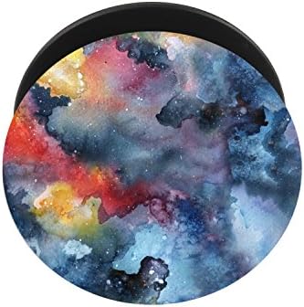 Smart Phone Expanding Stand and Grip - Cell Phone accessories (Galaxy S7, S7 Edge, iPhone SE / 6 / 6+ /6S / 7 /7+) and tablet devices (Amazon Fire, iPad / IPad Mini (Watercolor Galaxy)