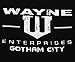 tees geek Wayne Enterprises Gotham City Men's T-Shirt- (Medium) - Black