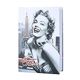 Diversion Book Safe, Dictionary Secret Safe Box with Combination Lock, Diversion Book Hidden Safe (Marilyn Monroe Style-Code, M)