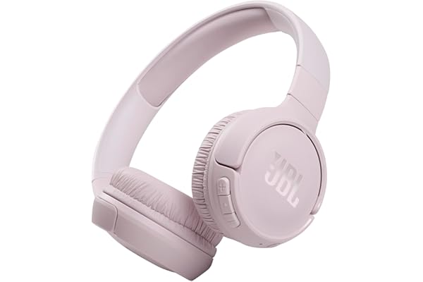 JBL Tune 510BT - Bluetooth headphones with up to 40 hours battery, microphone for call, foldable and comfortable, Android and