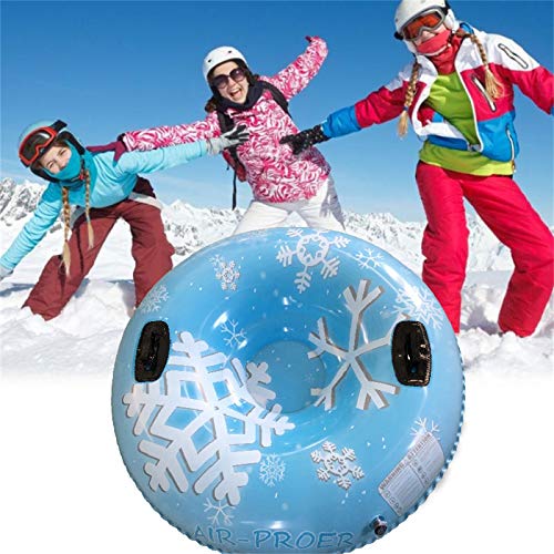 Snow Tubes for Sledding, Heavy Duty Outdoor Inflatable Snow Sled for