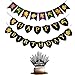 Game of Thrones Party Supplies Set - Happy Birthday Banner with Cake Toppers Party Decorations
