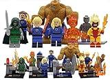 Fantastic 4 Marvel Super Heroes Avengers Minifigures Building Blocks Toys Compatible With Lego 8 pcs/lot #sy167022