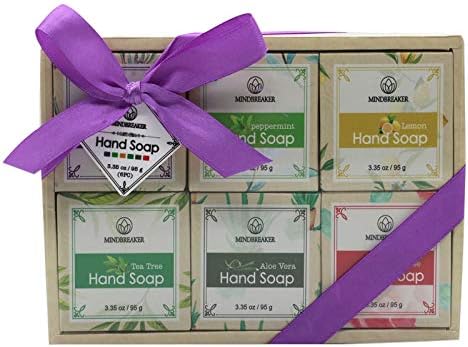 Essential Oil Handmade Soap Bar Gift Set,Natural Organic Ingredients