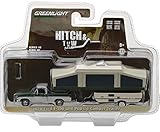 GreenLight 1:64 Hitch & Tow Series 10 1970 Ford F-100 with Pop-up Camper Diecast Vehicle