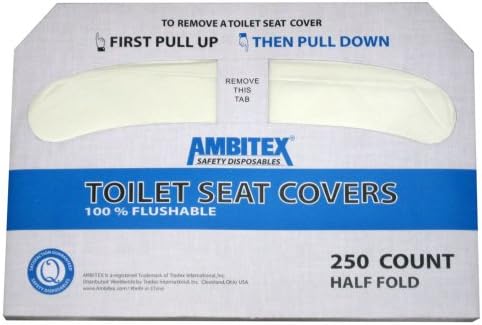 Tradex TSC5000 Ambitex Disposable Toilet Cover - 5000 / CS