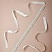 Remedios Crystal Embellished Satin Sash Style Bridal Wedding Belt for Party,ivory