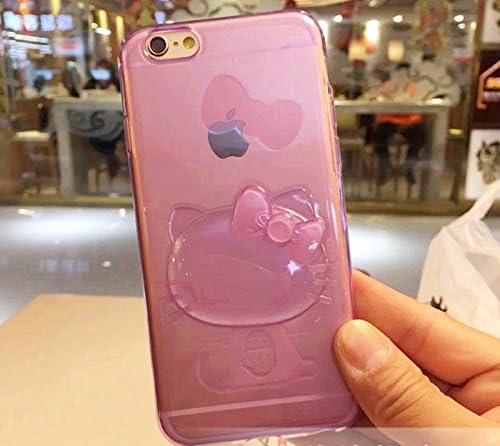 SALE Ultra-thin Hello Kitty 3D case for iphone 6 plus & iphone 6s plus (5.5 IN) - Retail Packaging (pink)