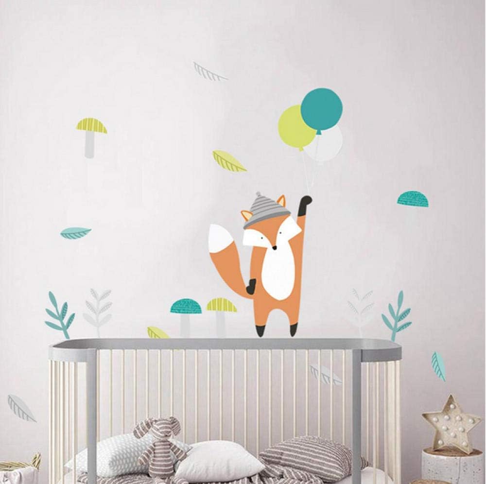 Ttbaoz Ecureuil Renard Champignon Bricolage Wall Sticker Bebe Enfants Chambre Decalcomanies Style Pastoral Maison Pepiniere Fond Decor Decoration De La Maison Ameublement Et Decoration Neonwave Es