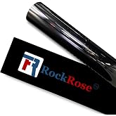 RockRose 20% Nano Ceramic Car Window Tint 36 in x 25FT 2PLY Privacy Film Heat Block, 99% UVR, and 85% IRR Block for Auto or Home Strong Adhesive, Easy Shrink, Plotter Friendly - Charcoal