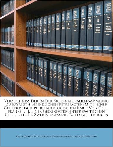 Verzeichniss Der In Der Kreis Naturalien Sammlung Zu Bayreuth