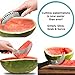 Acuity Chef Watermelon Slicer Knife, Tongs, Cutter and Server w/ 2 Forks. Premium Handle. Stainless Steel Fruit Corer & Peeler