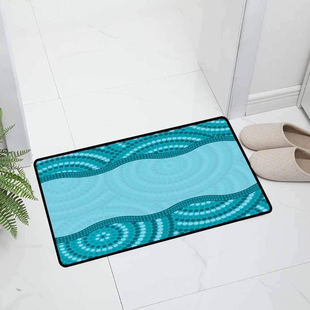 Seafoam Indoor Outdoor Entrance Door Mat All Weather Door