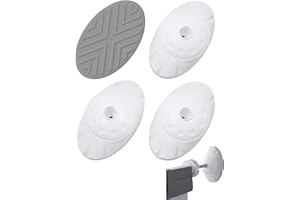 Flauzmann 4 Pack Baby Gate Wall Protector - for Pressure Mounted & No-Drill Stair Safety Gate, Protect Doorways & Walls Guard