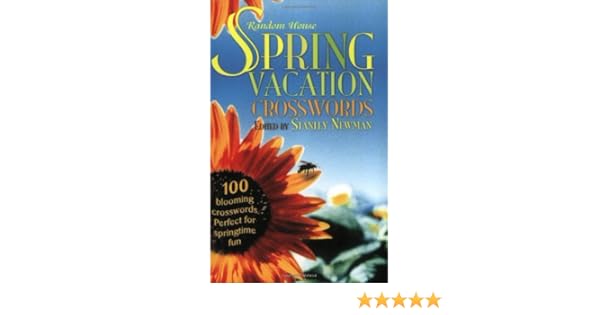 Random House Spring Vacation Crosswords Stanley Newman - 