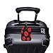Use4 Red Lips Black Luggage Tags Travel ID Bag Tag for Suitcase 1 Piece
