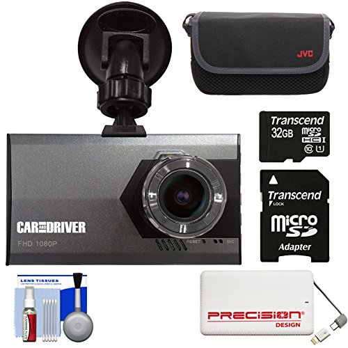 Car and Driver CDC-608 1080p HD Ultra Slim Car Dashboard Video Recorder Camera with 32GB Card + Case + 5000mAh Portable Charger + Kit Car and Driver CDC-608 1080p HD Ultra Slim Car Dashboard Video Recorder Camera with 32GB Card + Case + 5000mAh Portable Charger + Kit