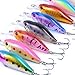 Aorace 10pcs/lot 7cm/8g Plastic Minnow Fishing Lures Bass Crankbait Kit Saltwater/Freshwater Fishing Topwater Popper Poper Lure Fishing Tackle Hooks Crankbait Hard Minnow Baits