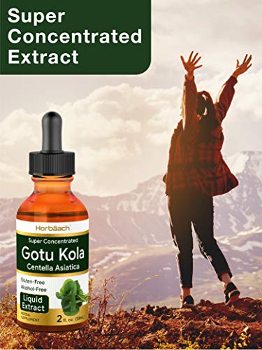 image for Horbäach Horbaach Gotu Kola Extract | 2 Oz | Alcohol Free | Super Con