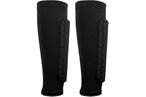 Doryum 1 Pair Soccer Shin Guards Shin Pads for Kids Youth Adult, Football Shin Guard Socks Sleeves with Foam, Calf Compressio