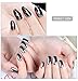 Saviland 2pcs 1g Magic Mirror Black Nail Glitter Powder Nail Art Chrome Pigment Dust Manicure DIY Nail Decoration