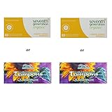 Seventh Generation Organic Tampons with Applicator 16 Count Box Packaging May Vary (2 Pack (Total of 32 Tampons))
