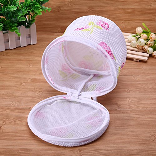 vanpower Bra Underwear Laundry Bags, Bra Underwear Laundry Bags Baskets Mesh Bag Household Cleaning Tools (Round) - Thumbnail 4