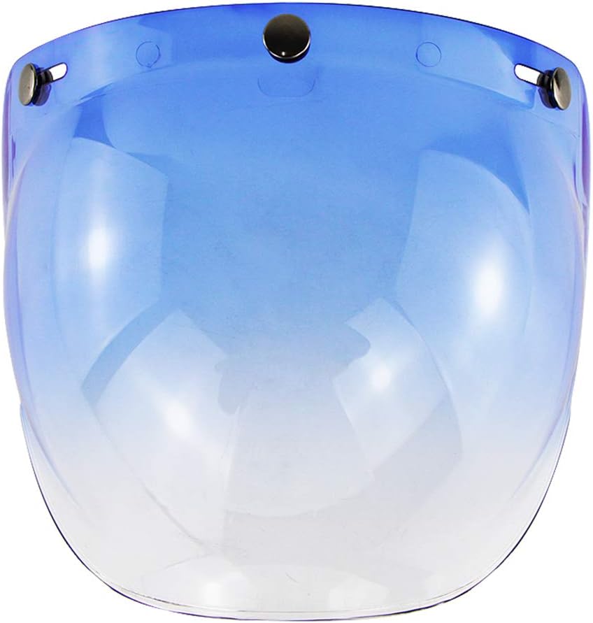 Jackallo Visi/&egrave;re de Casque /&agrave; Visage Ouvert Casque de Moto Bulle Visi/&egrave;re Bouclier de Bulle Accessoires de Casques de Moto