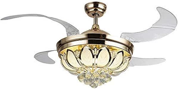 HZC Ventilador de Techo de 42 Pulgadas con Control Remoto de luz