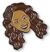 Forge Celebrity Character Enamel Lapel Pins (Beyonce)