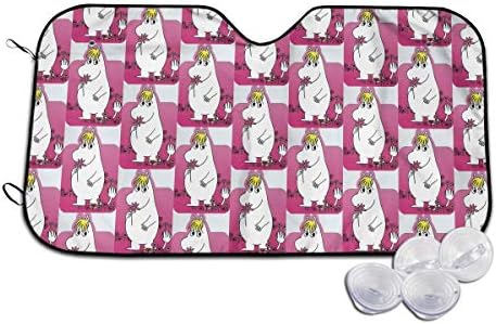 カーフロントカバー 車サンシェード ムーミン 折りたたみ カーサンシェード サンシェード フロントシェード 車用 かわいい 車窓日よけ 四季対応 日焼け止め S 断熱 遮光 4年保証