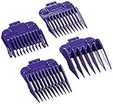 Andis 01410 Master Dual Magnet Small 5-Comb Set designed for MBA, MC-2, ML, PM-1 and PM-4, Purple
