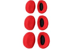 LJJCSFF 3 Pair Ear Warmer Bandless Earmuff Ear Cover for Cold Weather Ear Cap for Winter Earbag Head Wrap Earmuff Men Women