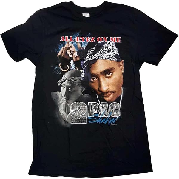 Tupac T Shirt 2Pac All Eyez On Me Logo New Official Womens