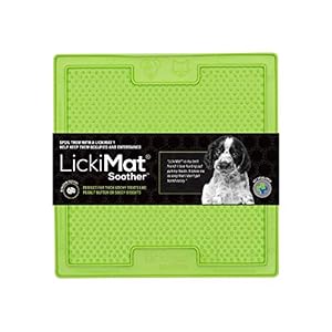 LickiMat Classic Soother, Dog Feeding Mat for Boredom and Anxiety Relief, Ideal for Food, Treats, Yoghurt or Peanut…