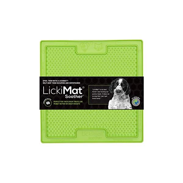 LickiMat Classic Soother, Dog Feeding Mat for Boredom and Anxiety Relief, Ideal for Food, Treats, Yoghurt or Peanut…