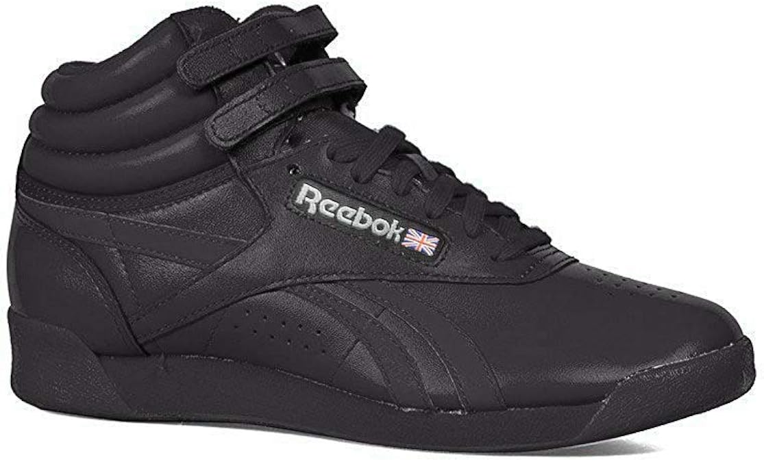 Reebok Women's Freestyle Hi Walking Shoe black Size 4.5 Amazon.co.uk