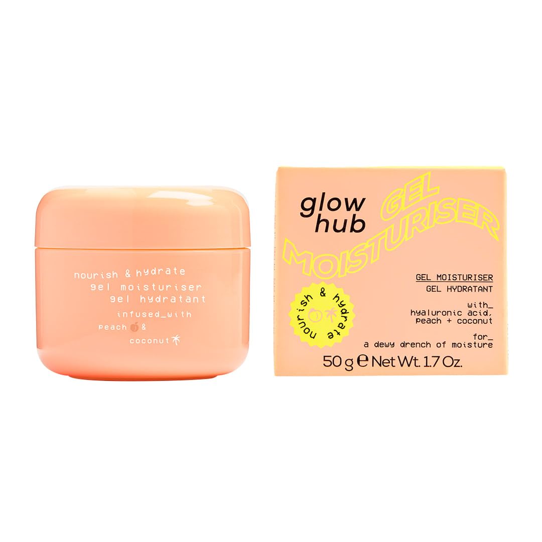 Glow Hub Nourish & Hydrate Gel Moisturiser with Hyaluronic Acid for Normal to Dry Skin 50g