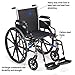 Invacare Models TRSX58FBP/T93HCP Tracer SX5 Wheelchair With Desk Length Arms and Hemi Footrests with Heel Loops, 18
