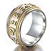 JewellryUS Jewelry Stainles Steel Tibetan Buddhist Six True Syllable Mantra 