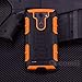 LG G Vista Case, Cocomii Robot Armor NEW [Heavy Duty] Premium Belt Clip Holster Kickstand Shockproof Hard Bumper Shell [Military Defender] Full Body Dual Layer Rugged Cover (Orange)