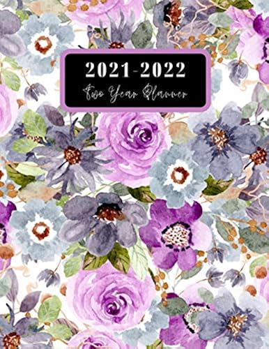2021-2021 Two Year Planner: 2 Year Calendar 2021-2022 Monthly Planner ...