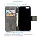 SUPWALL Compatible with iPhone 6 6S Wallet Case PU Leather Oil Wax Embossed Elephant Flip TPU Case Cover Detachable Wallet Credit Card Slots Magnetic Flap Closure Cover for iPhone6 6S