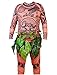 Maui Tattoo T Shirt Cosplay Costumes (XXL, Brown)
