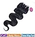Rechoo Brazilian Virgin Remy Body Wave Hair 3 Bundles 300g with 4x4 Lace Closure Human Hair Extensions Bundles with Three Part Closure(12 14 16+12)