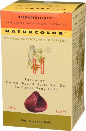 Naturcolor 8M Cayenne Red Hair Dyes, 4 Ounce