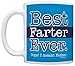 Funny Dad Mug Best Farter Ever Oops Meant Father Ceramic 11oz Coffee Mug Tea Cup Blue
