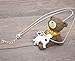 Melix Animal Yorkie Labrador Pitbull Husky Alaskan Akita Boxer Corgi Dachshund German Shepherd Golden Retriever stainless steel Pet Dog Doggy Pendant Necklace Gift